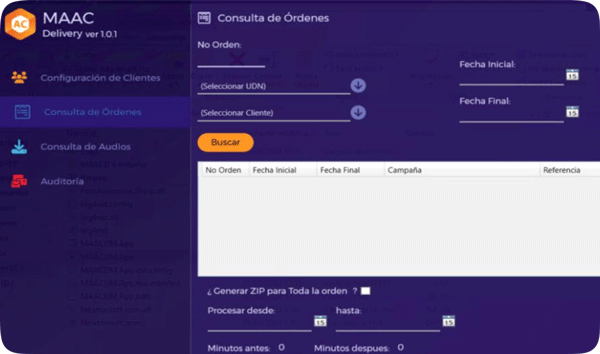 Centraliza la distribución de información operativa publicitaria.
